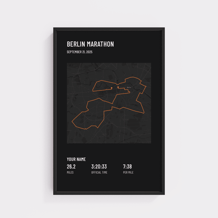 Berlin Marathon - Classic Dark