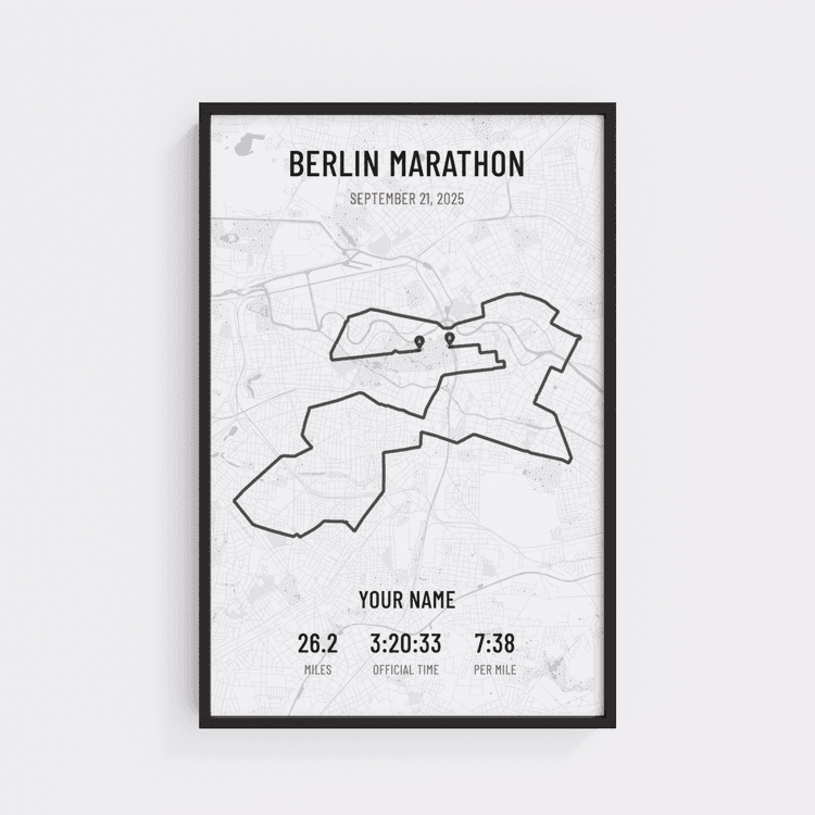 Berlin Marathon - Modern Gray