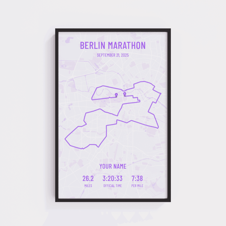Berlin Marathon - Modern Purple