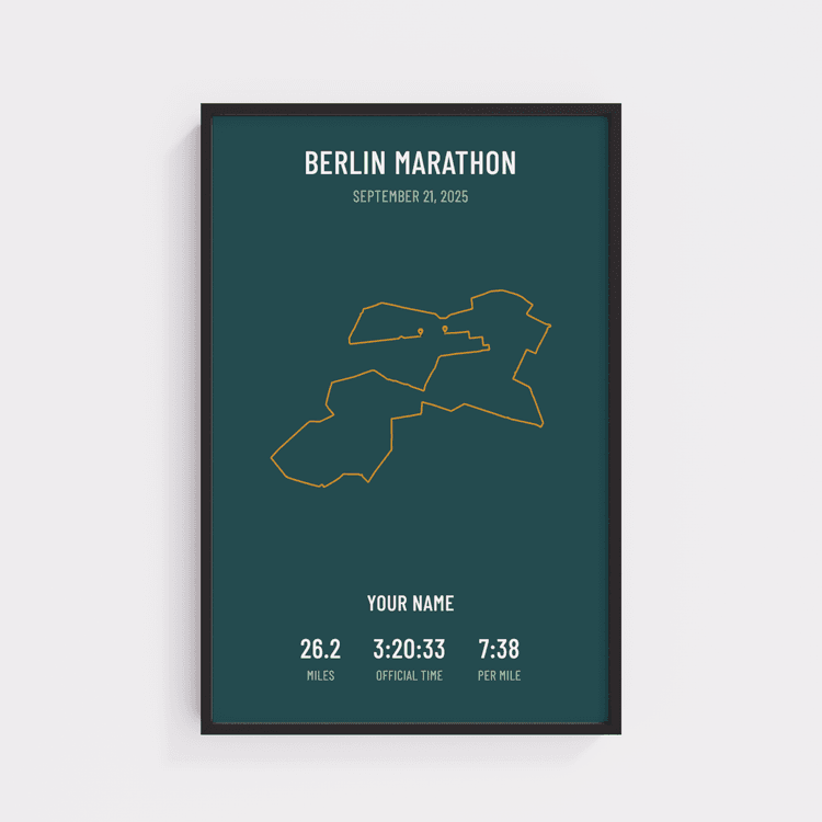 Berlin Marathon - Minimal Emerald
