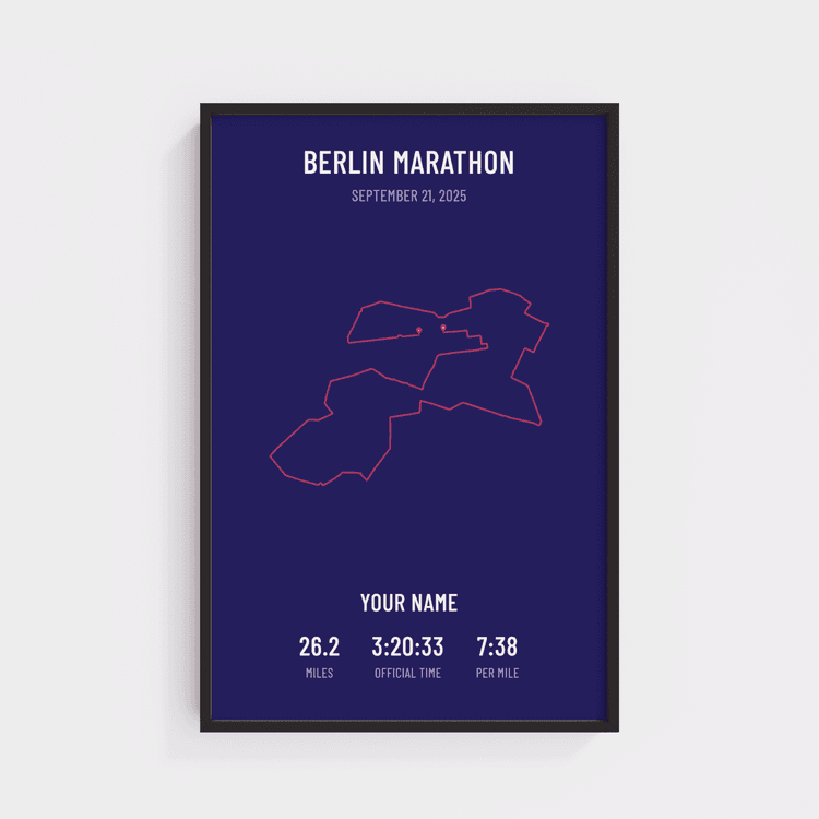 Berlin Marathon - Minimal Plum