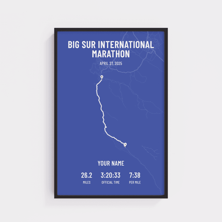 Big Sur International Marathon - Modern Navy