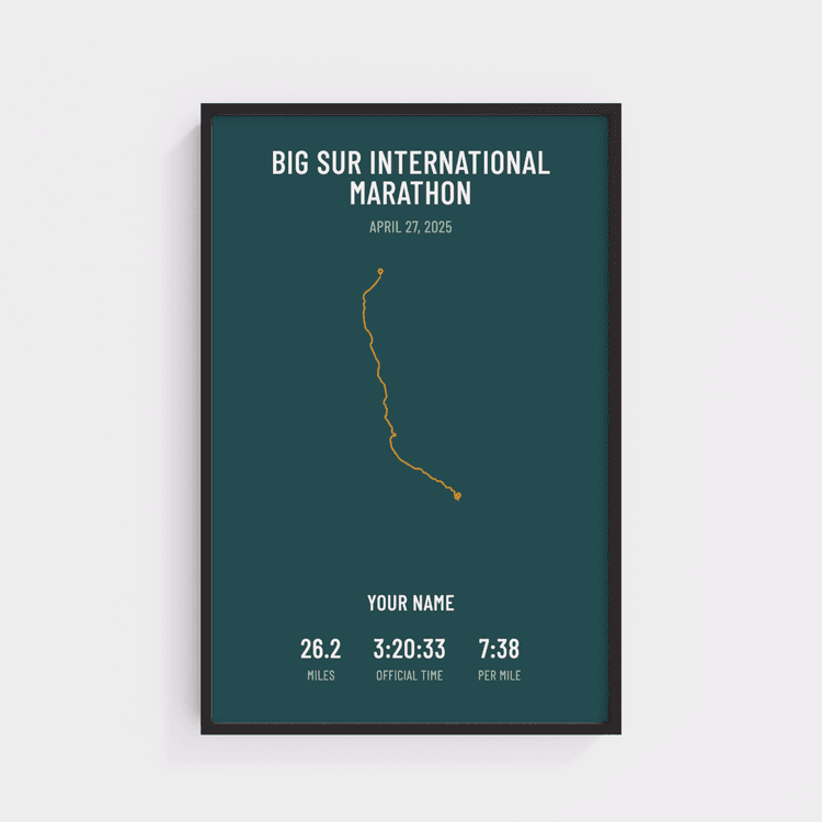 Big Sur International Marathon - Minimal Emerald