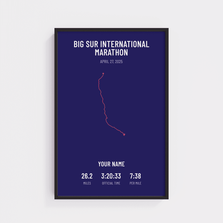 Big Sur International Marathon - Minimal Plum
