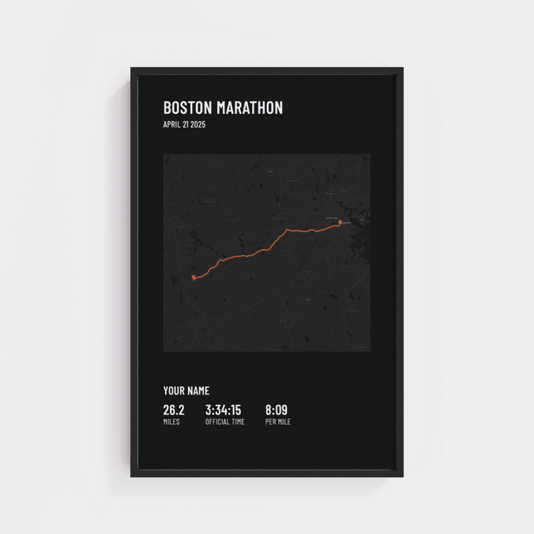 Boston Marathon - Classic Dark