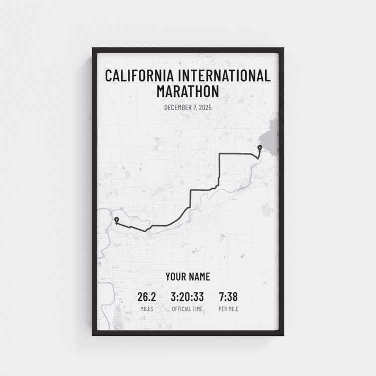 California International Marathon - Modern Gray