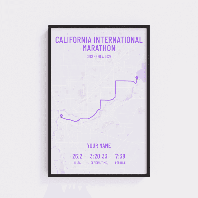 California International Marathon - Modern Purple