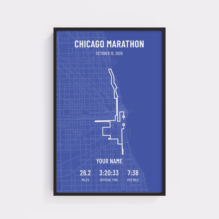 Chicago Marathon - Modern Navy