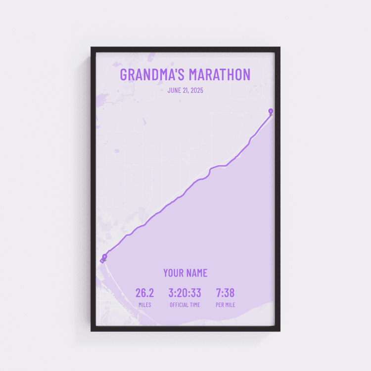 Grandma's Marathon - Modern Purple
