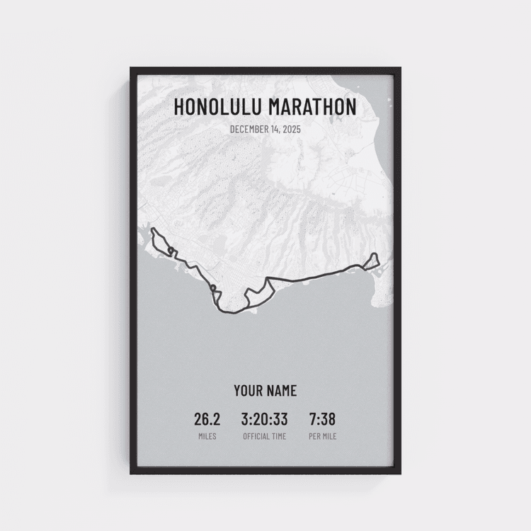 Houston Marathon - Modern Gray