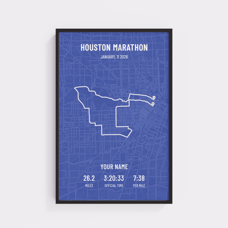 Houston Marathon - Modern Navy
