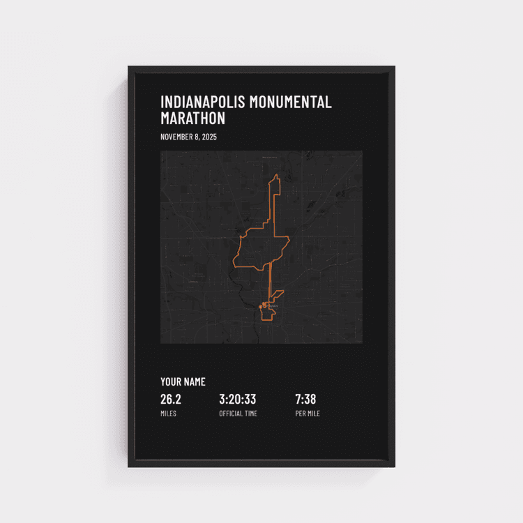 Indianapolis Monumental Marathon - Classic Dark
