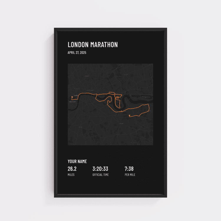 London Marathon - Classic Dark