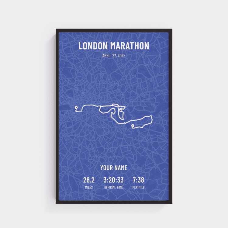 London Marathon - Modern Navy
