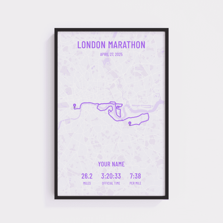 London Marathon - Modern Purple