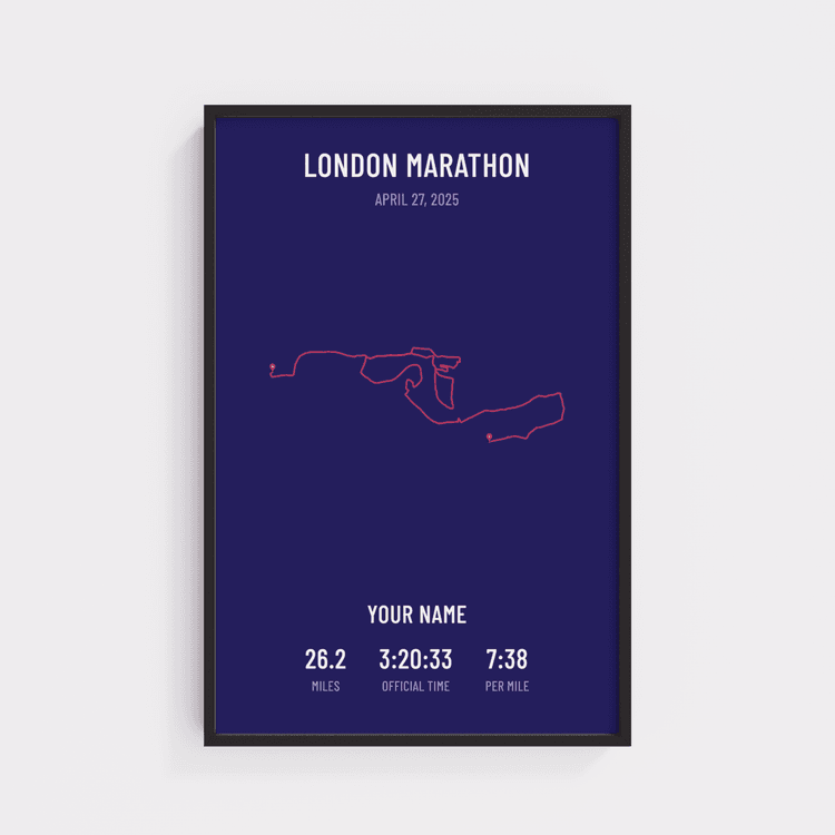 London Marathon - Minimal Plum