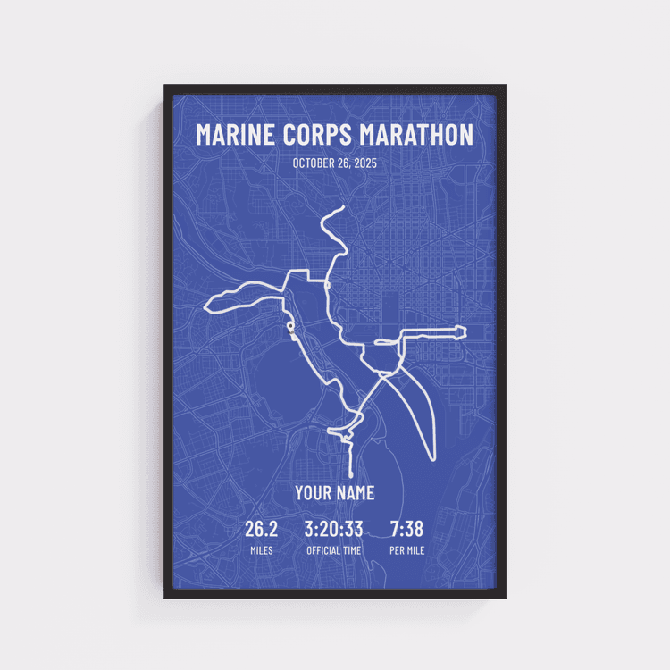 Marine Corps Marathon - Modern Navy