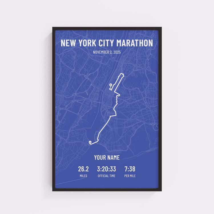 New York City Marathon - Modern Navy