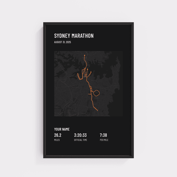 Sydney Marathon - Classic Dark