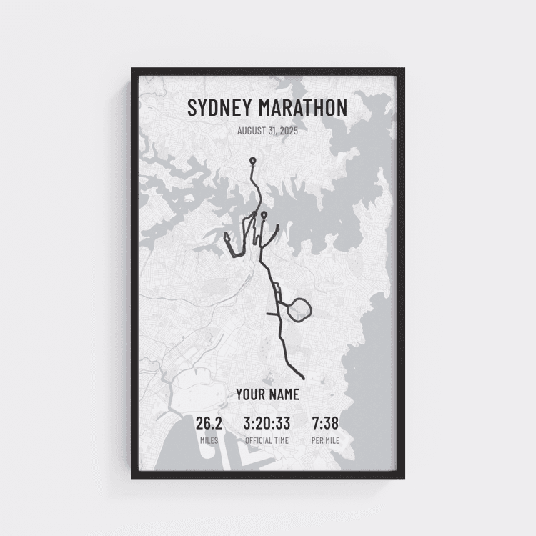 Sydney Marathon - Modern Gray