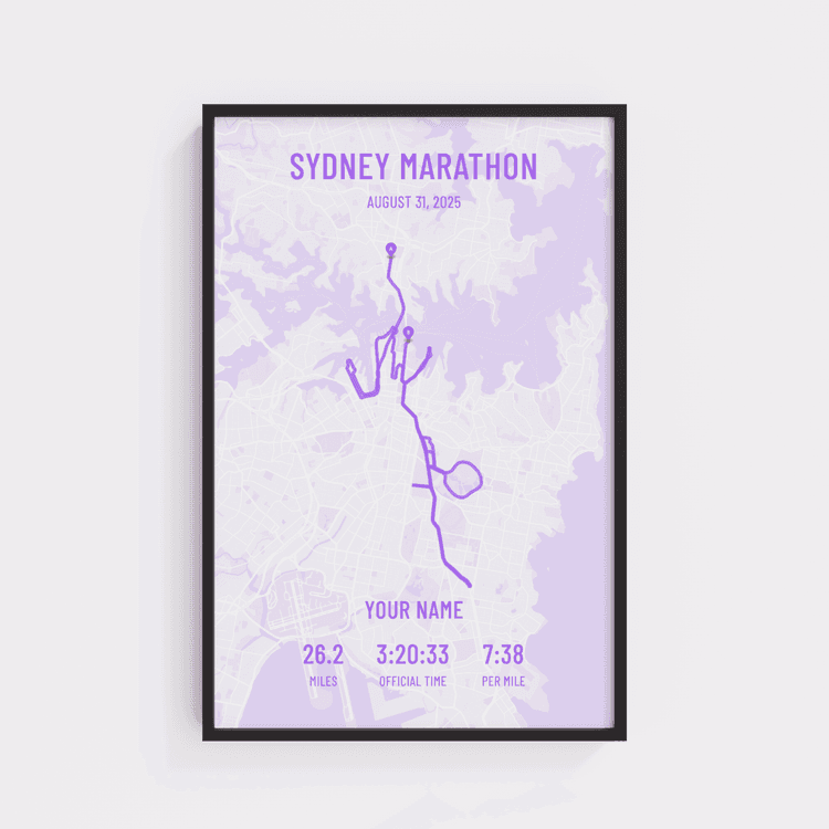 Sydney Marathon - Modern Purple