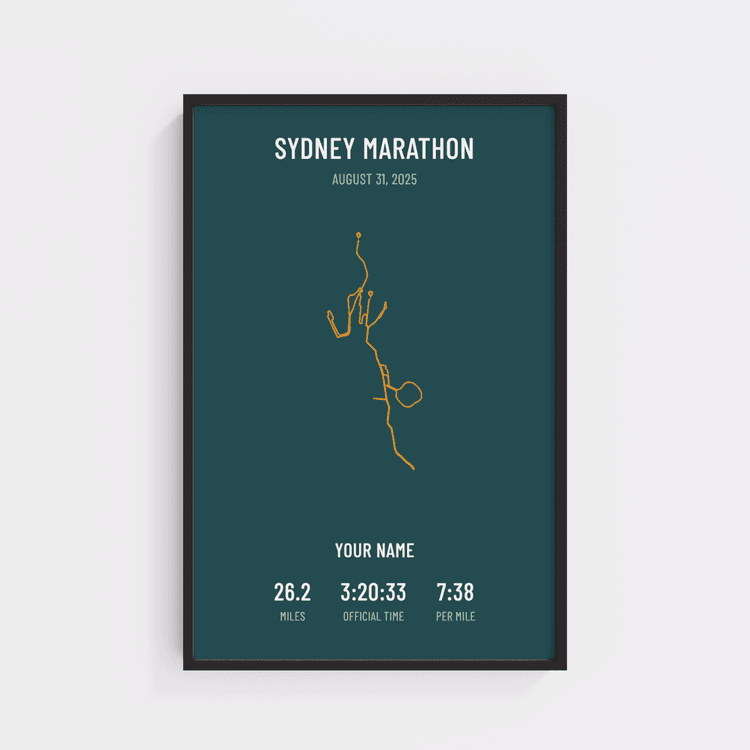 Sydney Marathon - Minimal Emerald